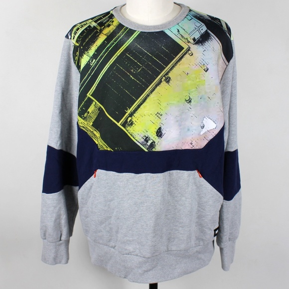 PRPS Other - NEW Prps Cityscape Sweatshirt MENS 2XL Gray